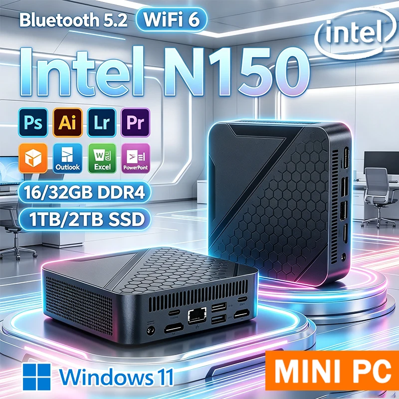 Pc Gaming Ram 32Gb - Intel N150 Multi-purpose Mini PC 16GB