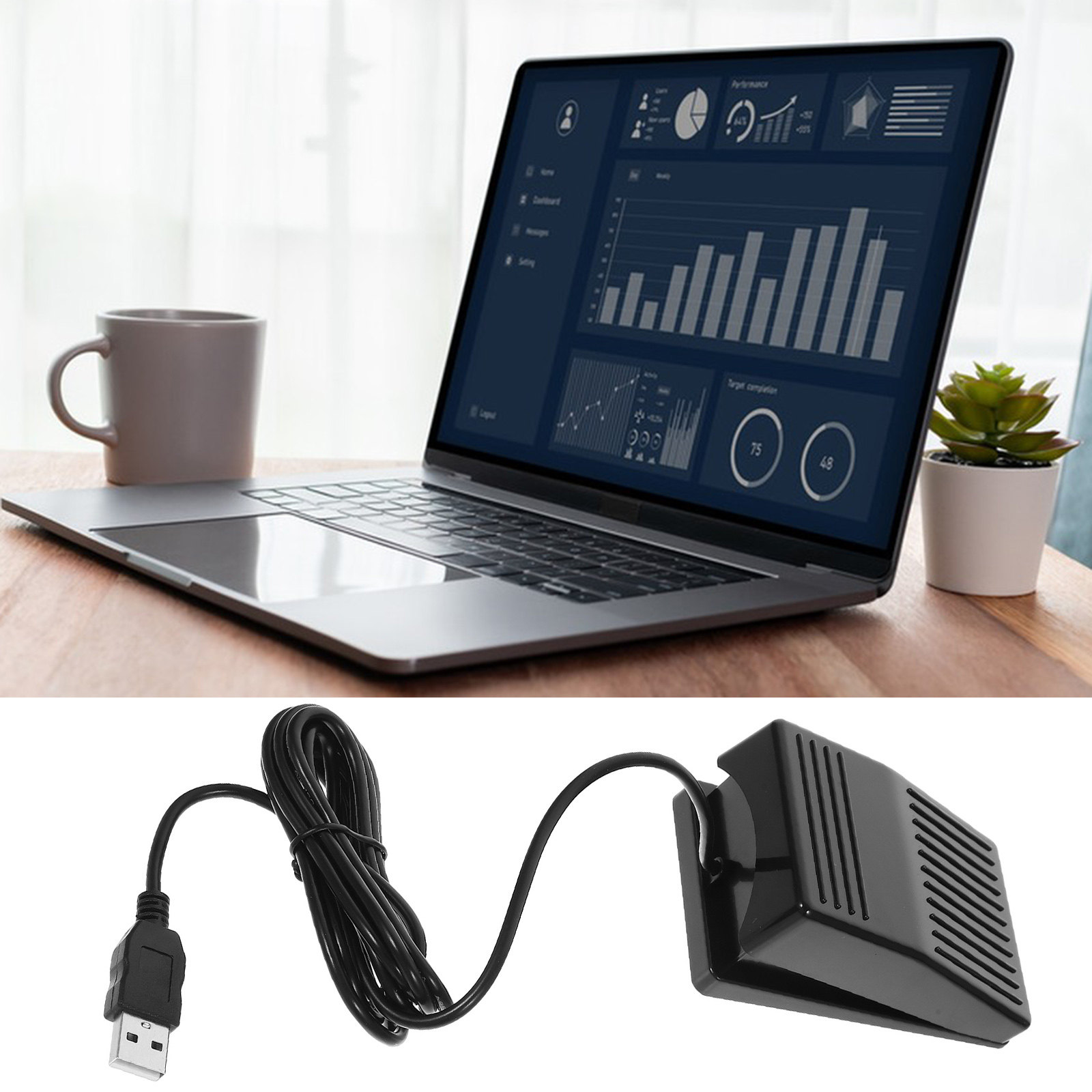 Usb Foot Pedal Gaming - Plastic Pc Foot Pedal For Pc