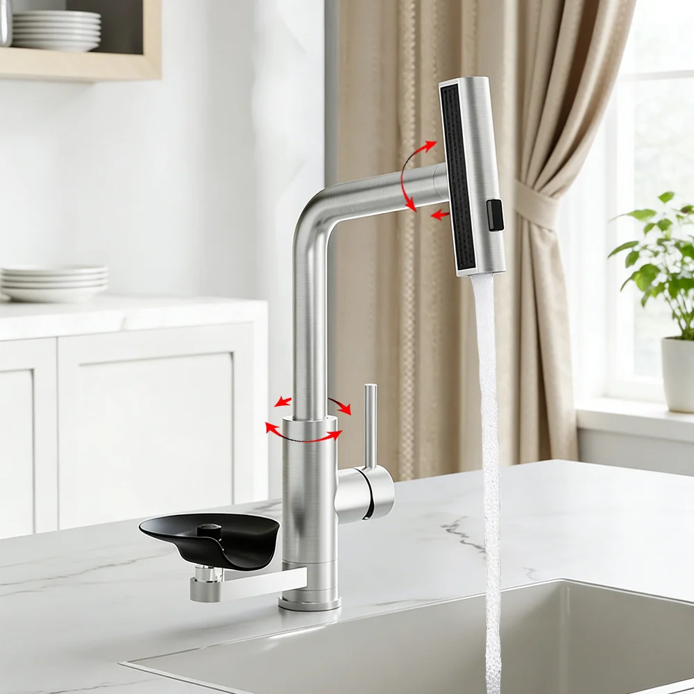 Stream Deck - Multi Function Kitchen Faucet Flying Rain