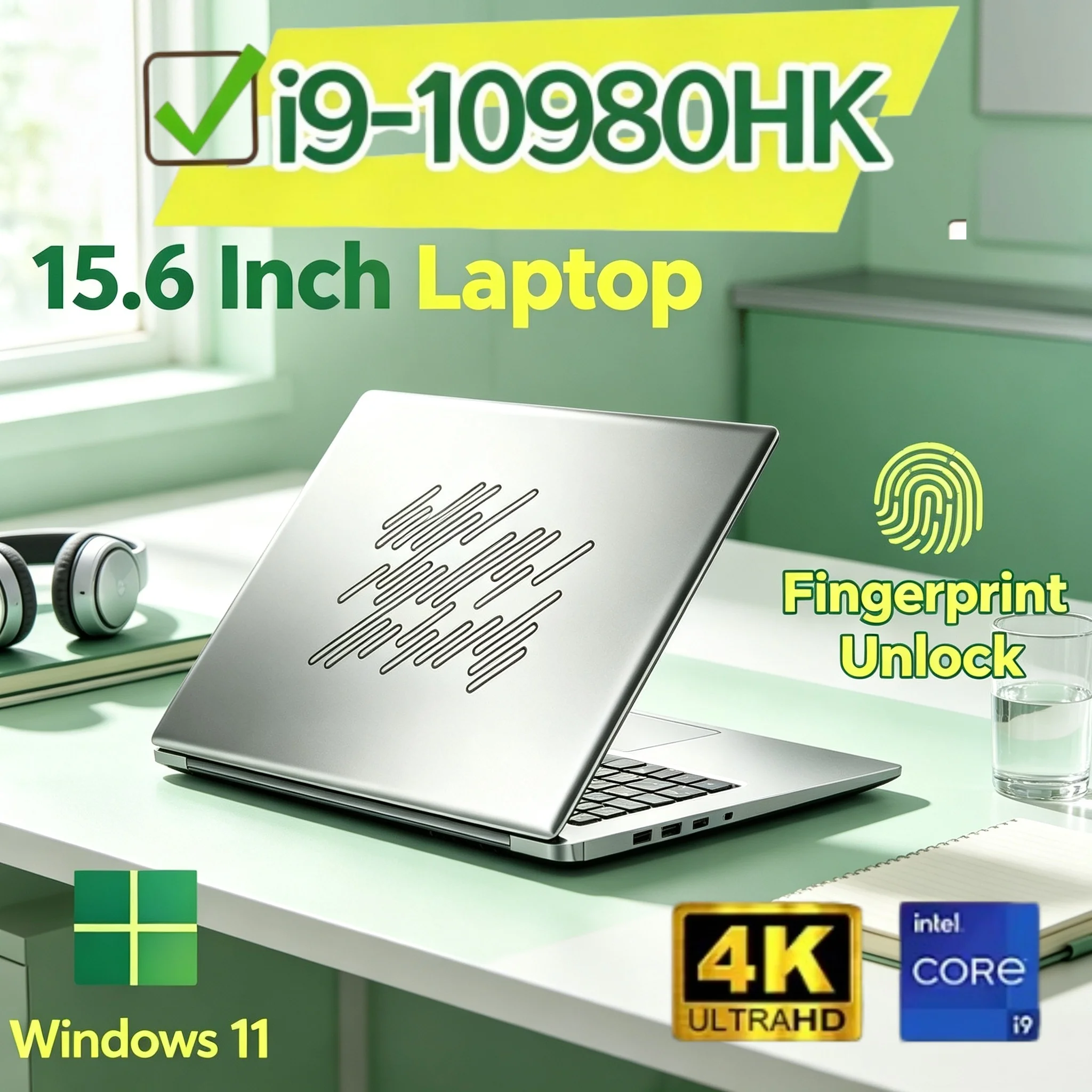 Pc Gaming Ram 32Gb - Intel Core I9 10980HK 15.6 Inch