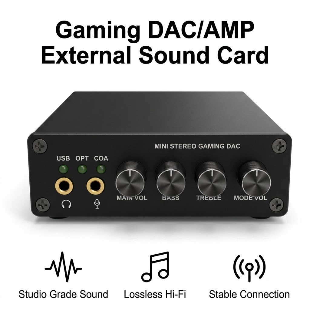 Pc Gaming Handheld - Mini Gaming DAC Headphone Amplifier External