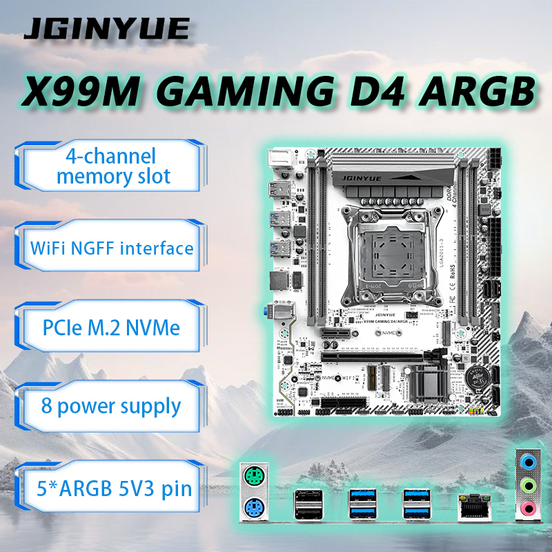 JGINYUE X99 Motherboard LGA201 - Pc Gaming Xeon 评论和价格