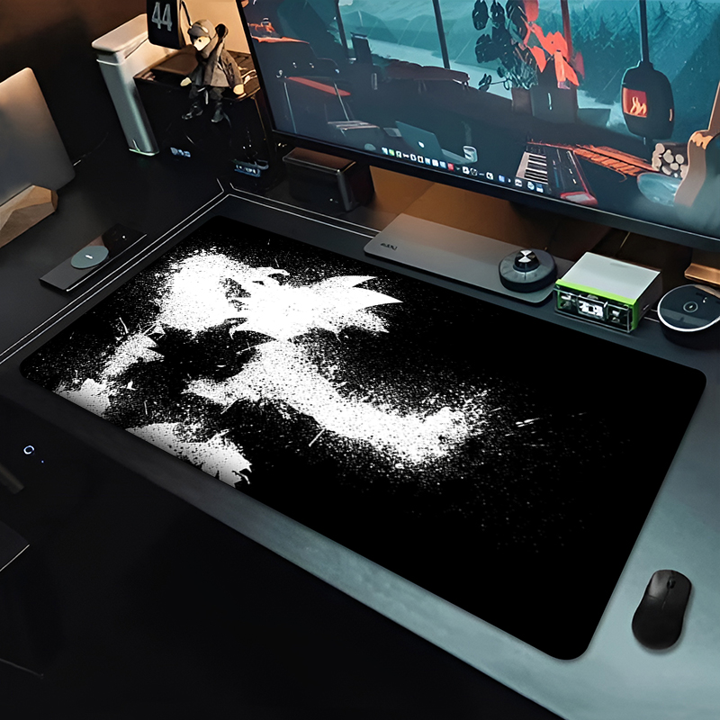 DBZ Black Anime Mouse Pad Drag - Pc Gaming Anime 评论和价格