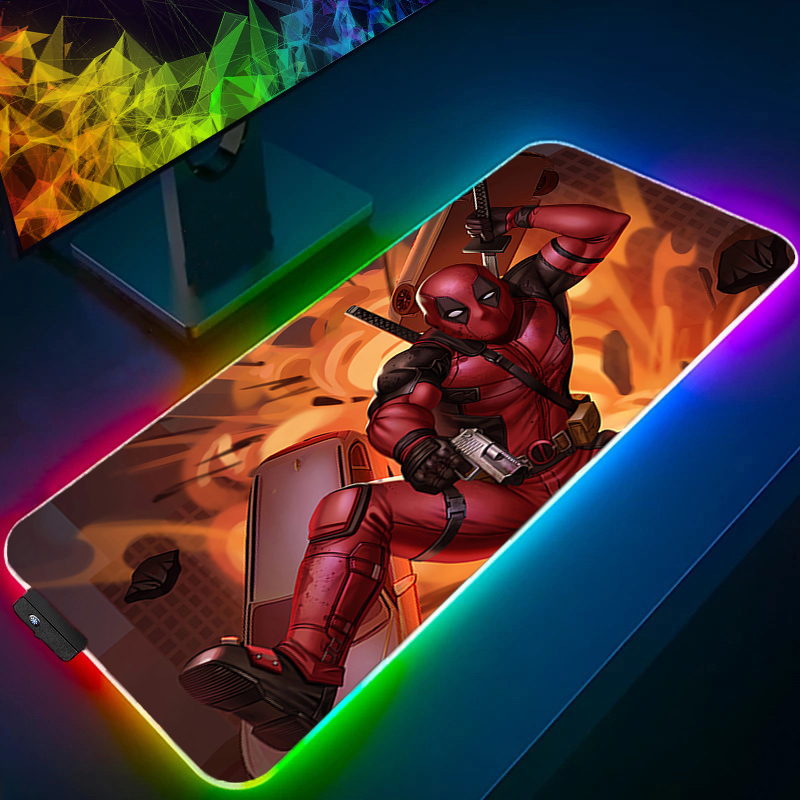 LED Mouse Pad Gaming Backlight - Pc Gaming Anime 评论和价格