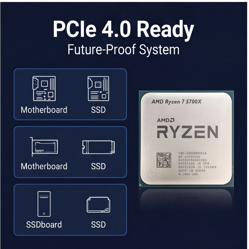 AMD Ryzen 7 5700X Processor Fo - Pc Gaming Amd Ryzen 7 评论和价格