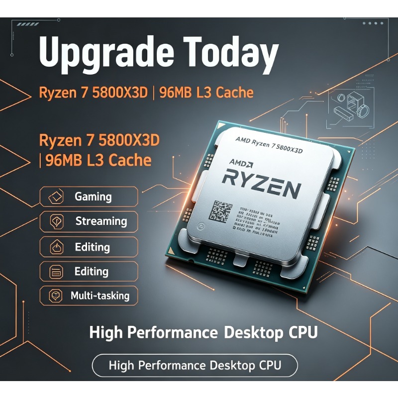 Ryzen 7 5800X3D PC Gaming Proc - Pc Gaming Amd Ryzen 7 评论和价格