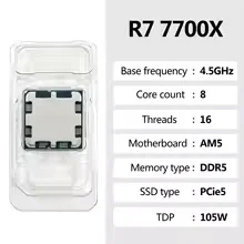 AMD Ryzen 7 7700X R7 7700X 8 C - Pc Gaming Amd Ryzen 7 评论和价格