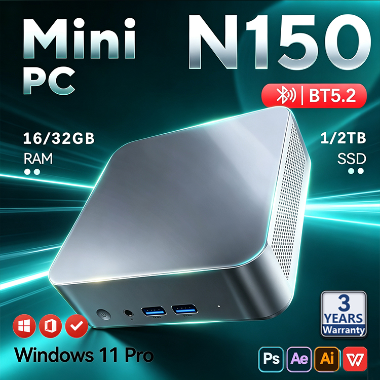 2026 Intel N150 Mini PC Protab - Pc Gaming Second 评论和价格