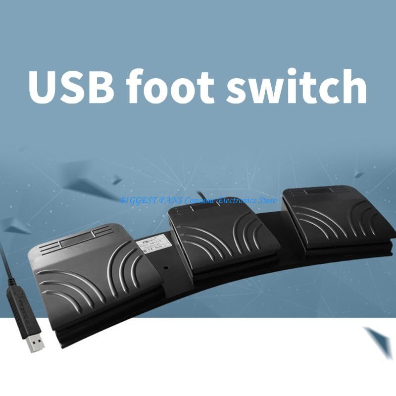 Triple USB Foot Pedal Photoele - Usb Foot Pedal Gaming 评论和价格