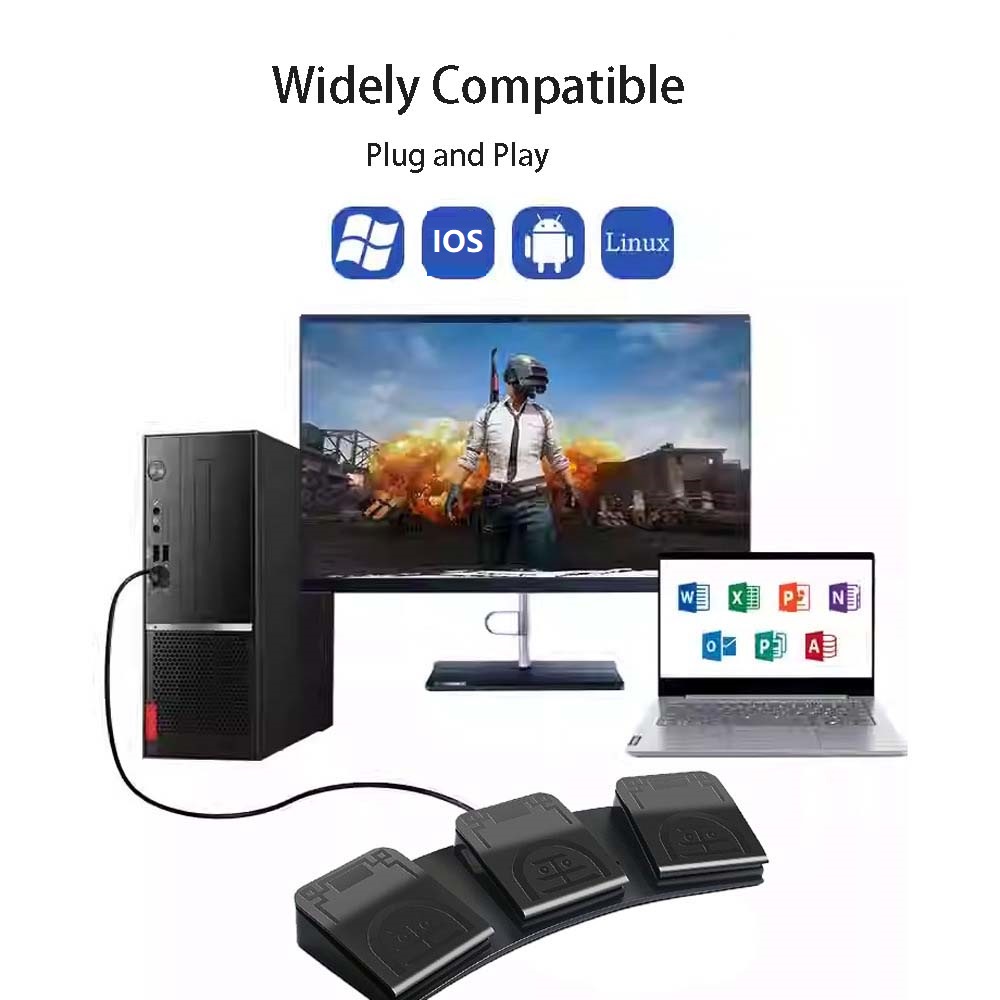 MIDI USB Foot Pedal Control Sw - Usb Foot Pedal Gaming 评论和价格