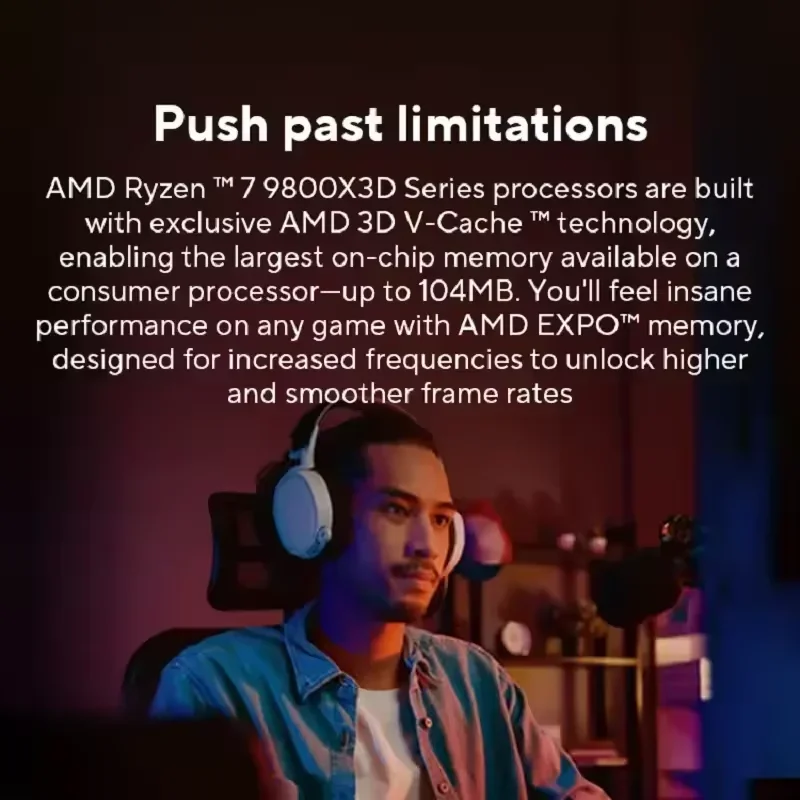 Ryzen 7 9800X3D AMD AM5 Deskto - Pc Gaming Amd Ryzen 7 评论和价格