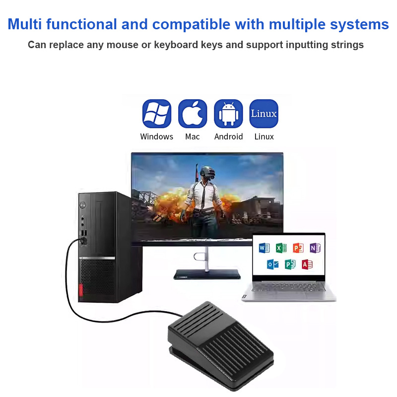 USB Foot Pedal Control Switch  - Usb Foot Pedal Gaming 评论和价格