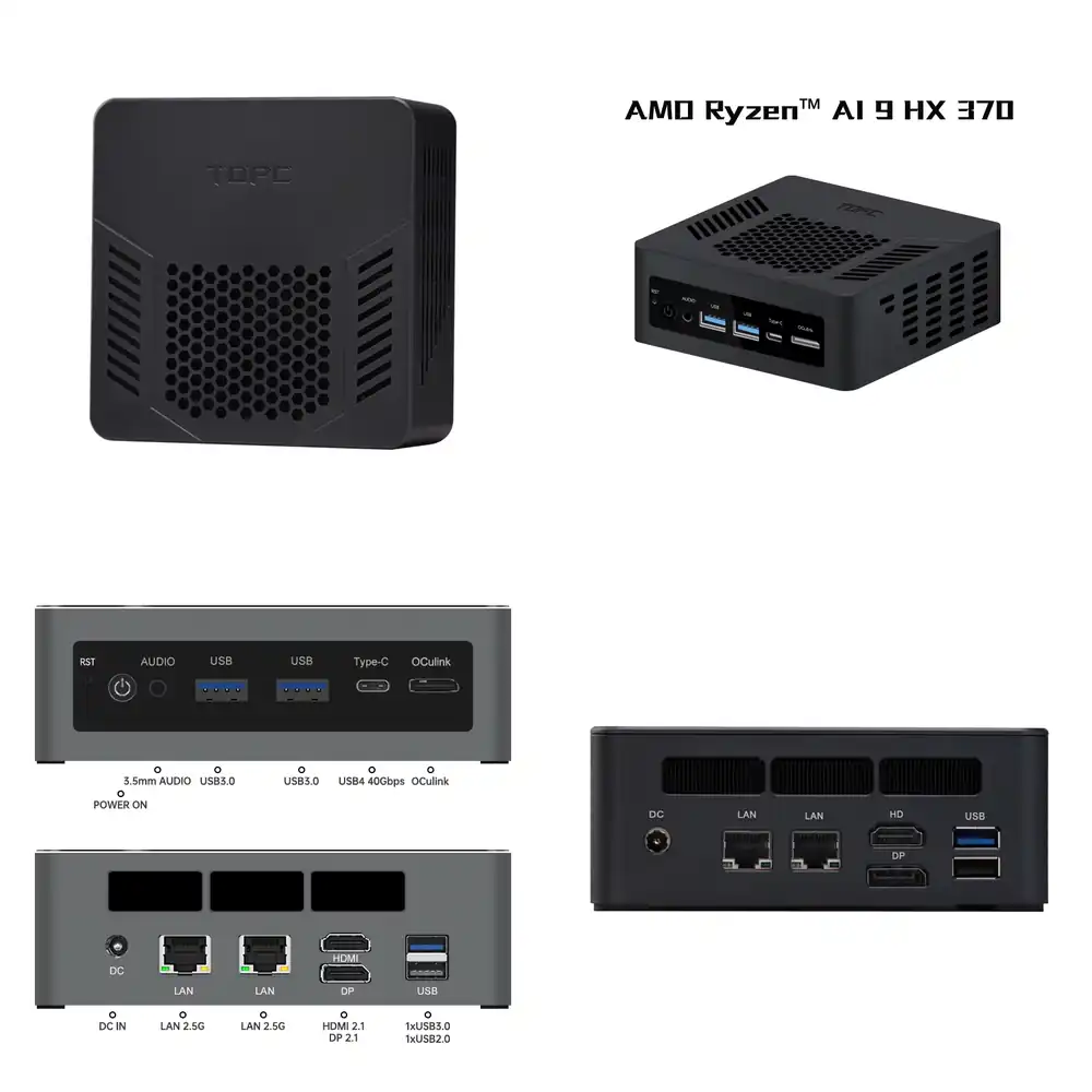 Gold seller TR9 Ryzen AI 9 HX3 - Pc Gaming Mini 评论和价格