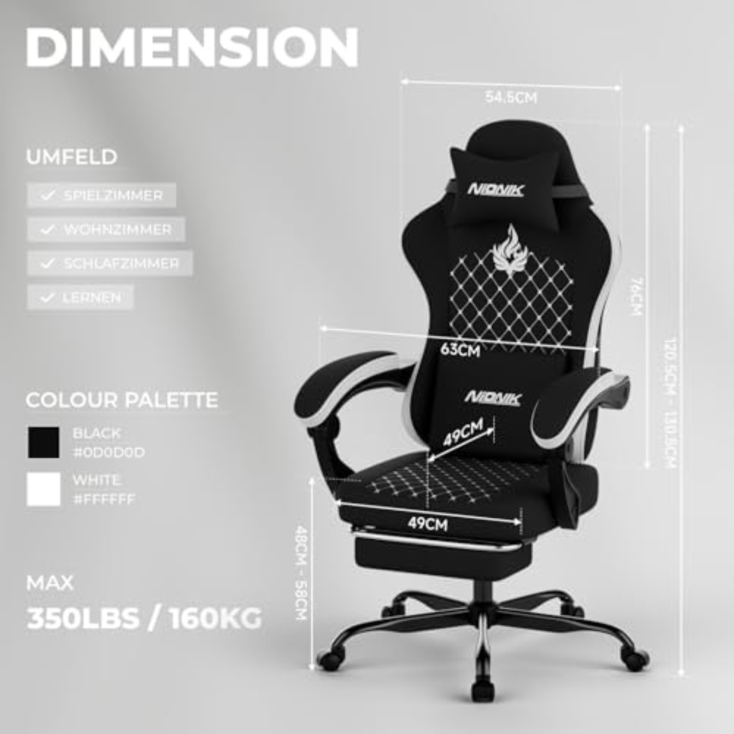 Gaming Chair with Massage,Ergo - Pc Gaming Chair 评论和价格