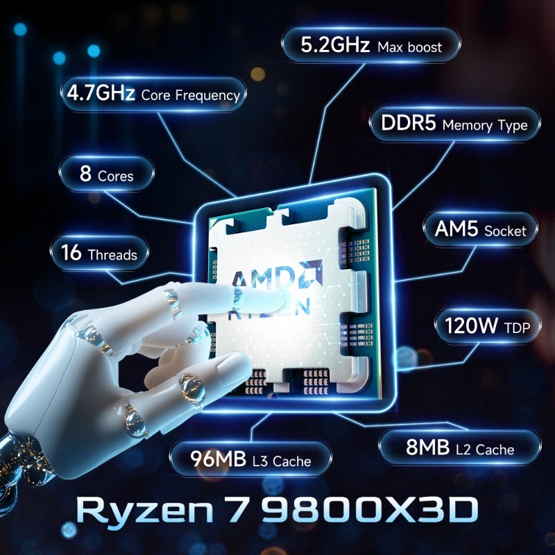 AMD Ryzen 7 9800X3D Content Cr - Pc Gaming Amd Ryzen 7 评论和价格