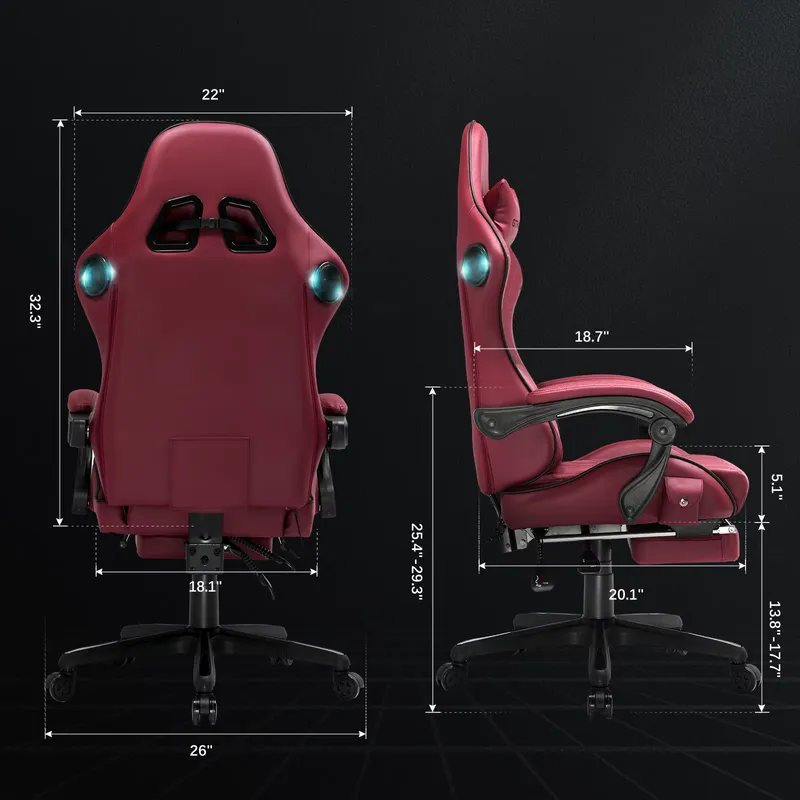 GTPLAYER Gaming Chair with Spe - Pc Gaming Chair 评论和价格