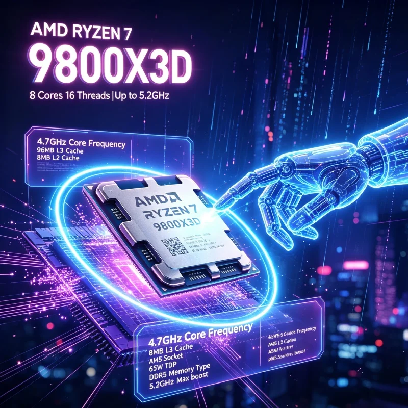 AMD Ryzen 7 9800X3D AM5 Gaming - Pc Gaming Amd Ryzen 7 评论和价格