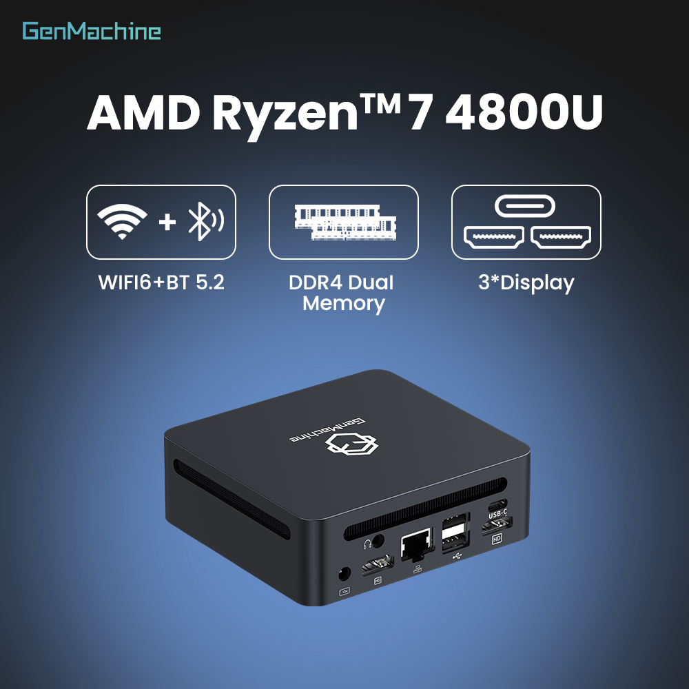 GenMachine Mini PC AMD Ryzen 7 - Pc Gaming Amd Ryzen 7 评论和价格