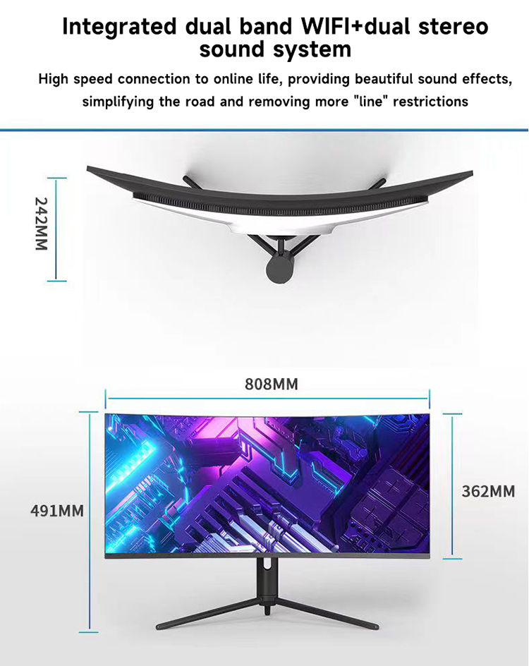 34 Inch 4K Curved Screen Deskt - Pc Gaming Core I5 评论和价格