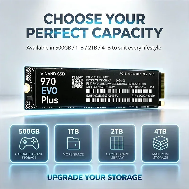 970 EVO Plus 7300MB/s 1TB 2TB  - Pc Gaming Second 评论和价格